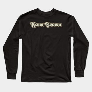 Kane Brown - Vintage Text Long Sleeve T-Shirt